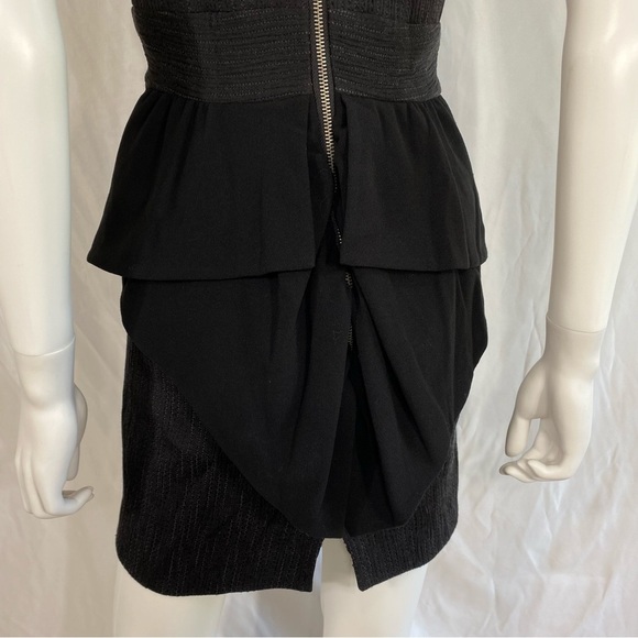 BCBGenerations Bustle Back Black Cocktail Dress - Picture 10 of 10